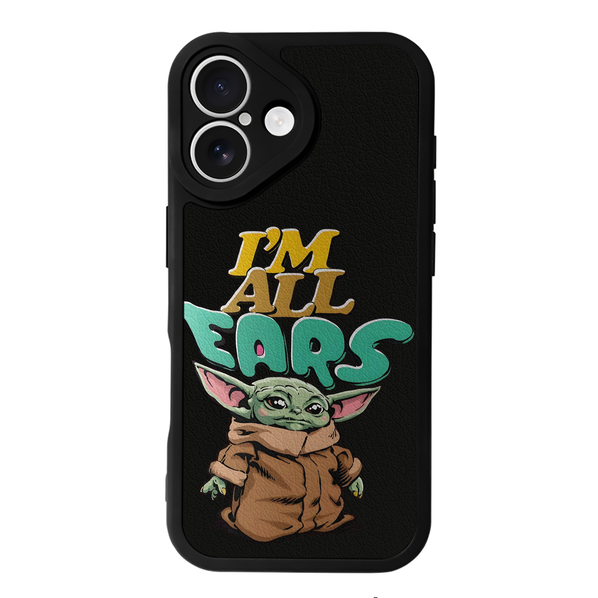 （画像用） スター・ウォーズ Star Wars 【iPhone 16シリーズ対応】シリコンスマホケース（レザー調） 材質：シリコン